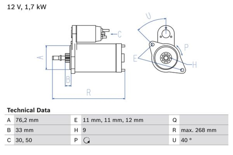 BOSCH Starter
