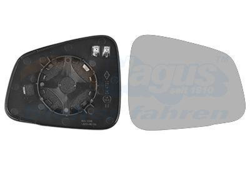 VAN WEZEL Mirror Glass, outside mirror * HAGUS *