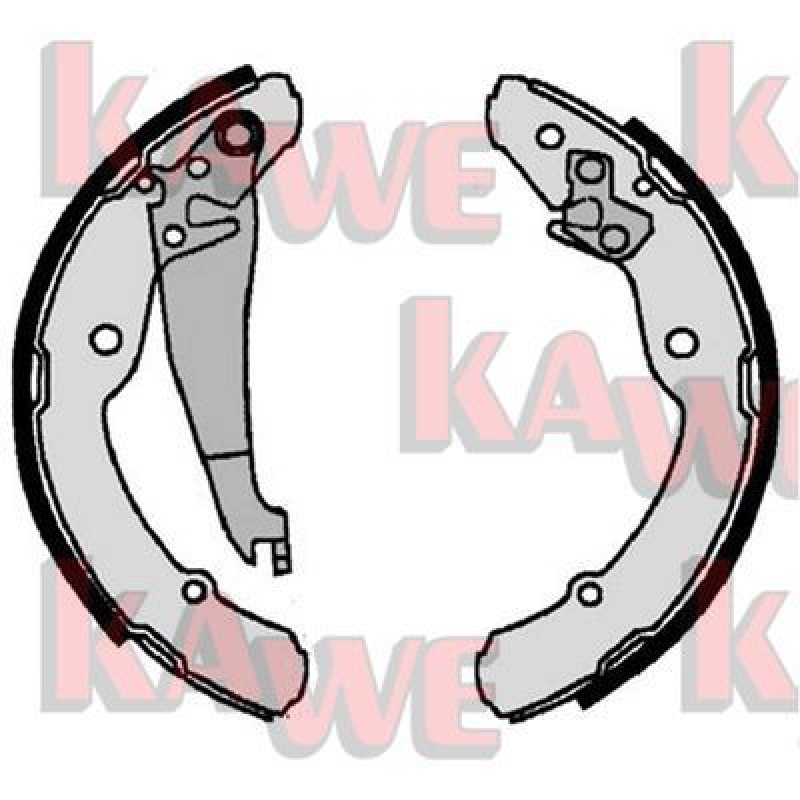 KAWE Brake Shoe Set