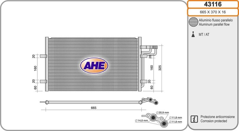 AHE Condenser, air conditioning