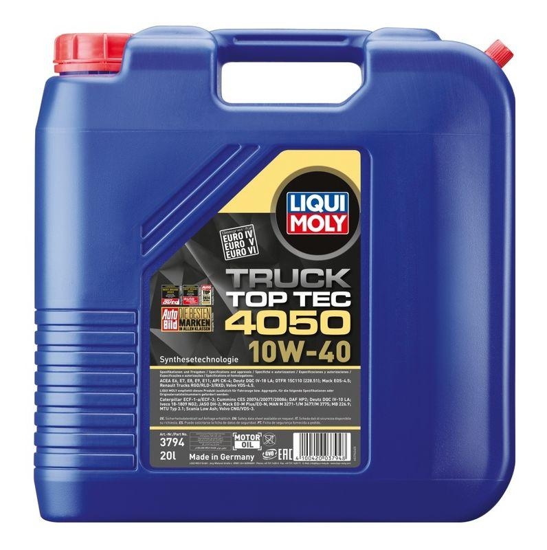 LIQUI MOLY Engine Oil Top Tec Truck 4050 10W-40