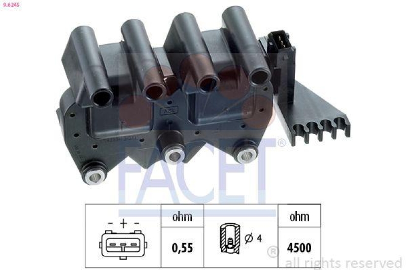 FACET Ignition Coil OE Equivalent