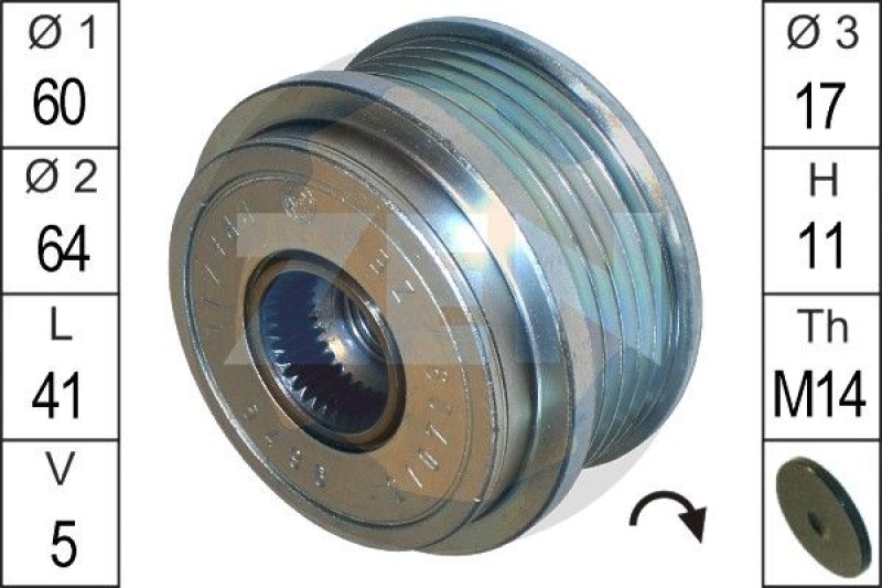 ERA Alternator Freewheel Clutch