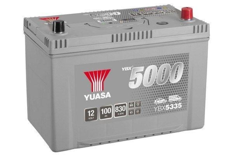 YUASA Starterbatterie YBX5000 Silver High Performance SMF Batteries