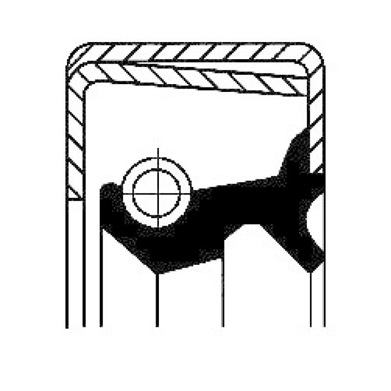 CORTECO Shaft Seal, wheel hub
