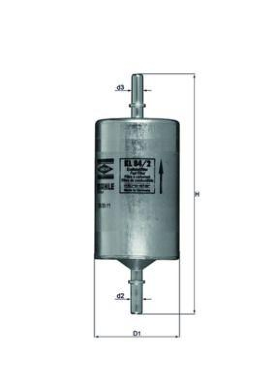 MAHLE ORIGINAL Fuel filter