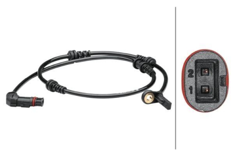 HELLA Sensor, Raddrehzahl 6PU 012 679-321