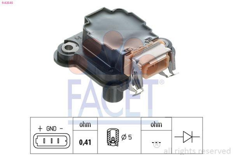 FACET Zündspule Made in Italy - OE Equivalent