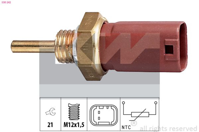 KW Sensor, Kühlmitteltemperatur Made in Italy - OE Equivalent