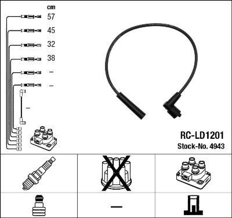 NGK Ignition Cable Kit