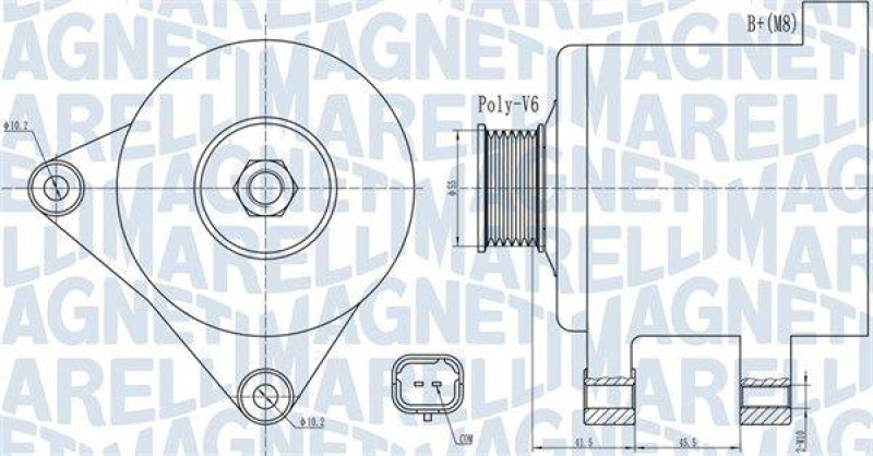 MAGNETI MARELLI Generator 63732015010