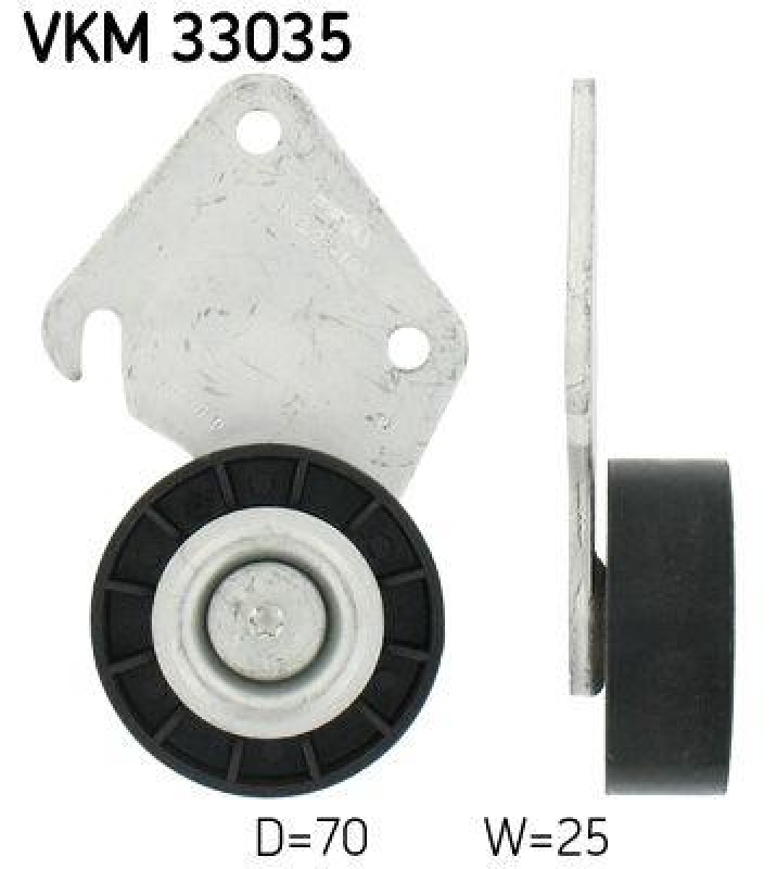 SKF Umlenk-/Führungsrolle, Keilrippenriemen