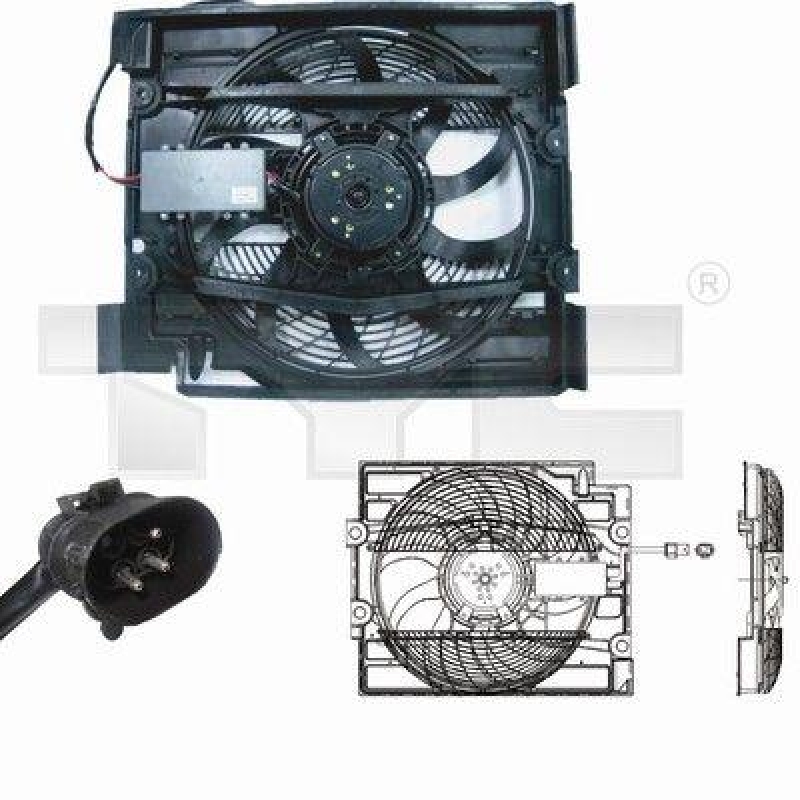 Fan, radiator