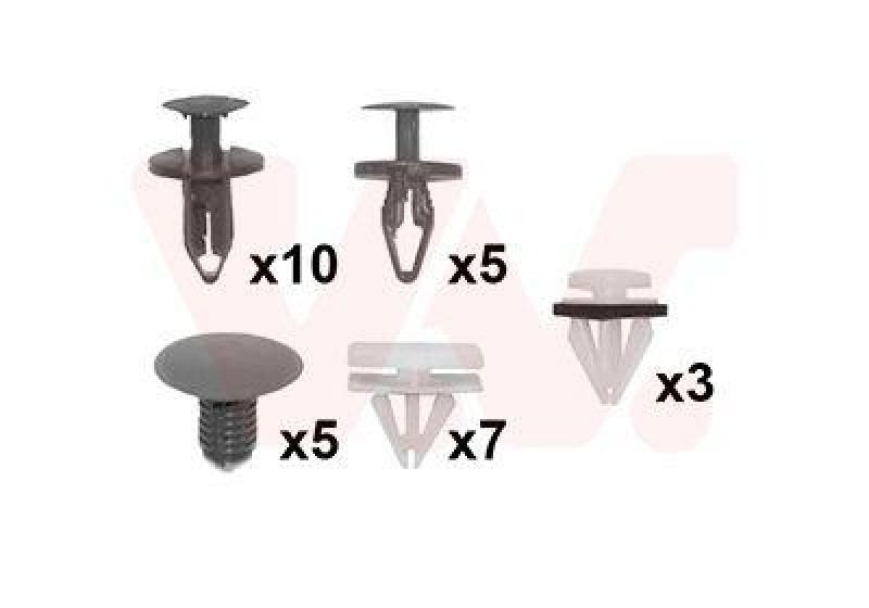 VAN WEZEL Mounting Kit, mud guard