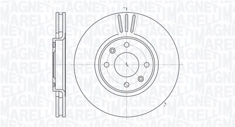 MAGNETI MARELLI Bremsscheibe