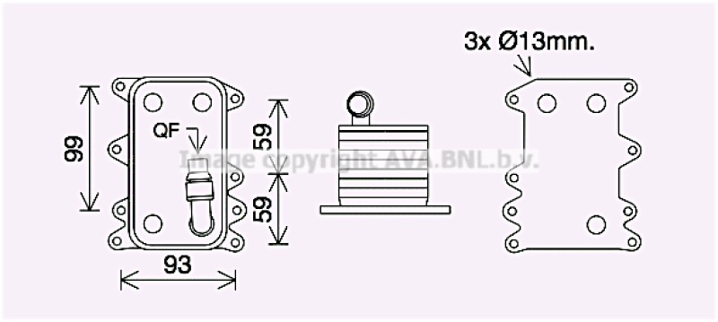 AVA QUALITY COOLING Ölkühler, Automatikgetriebe