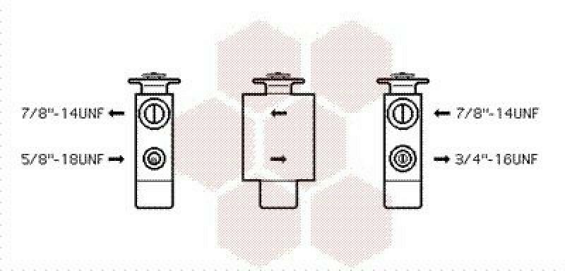 VAN WEZEL Expansion Valve, air conditioning