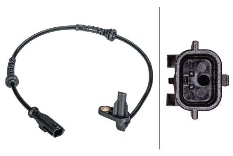 HELLA Sensor, Raddrehzahl 6PU 012 679-341