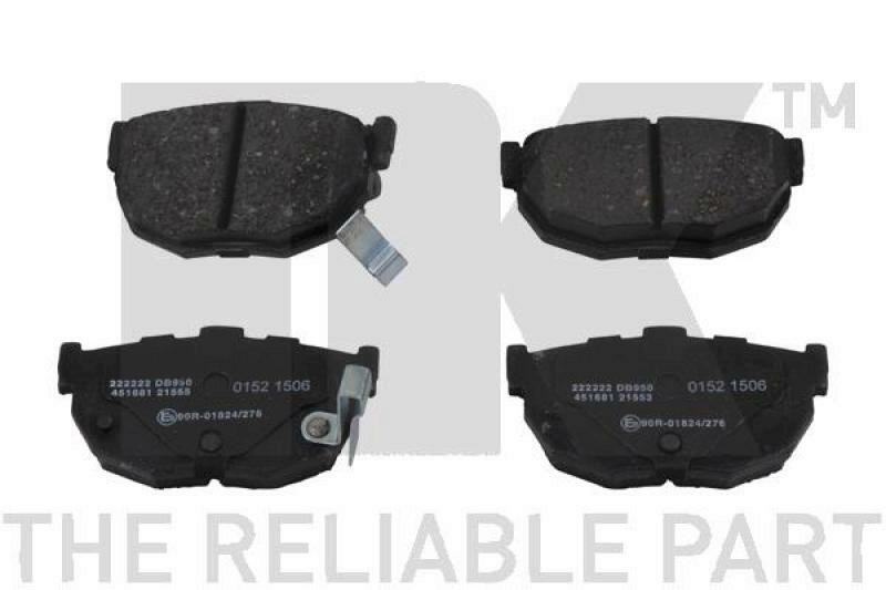 NK 4x Bremsbel&auml;ge Bremsbelagsatz 222222