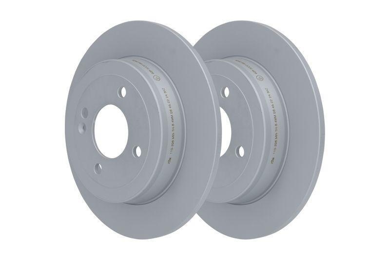 ATE Bremsscheiben 262mm + Ceramic Bremsbeläge Hinten passend für Hy...