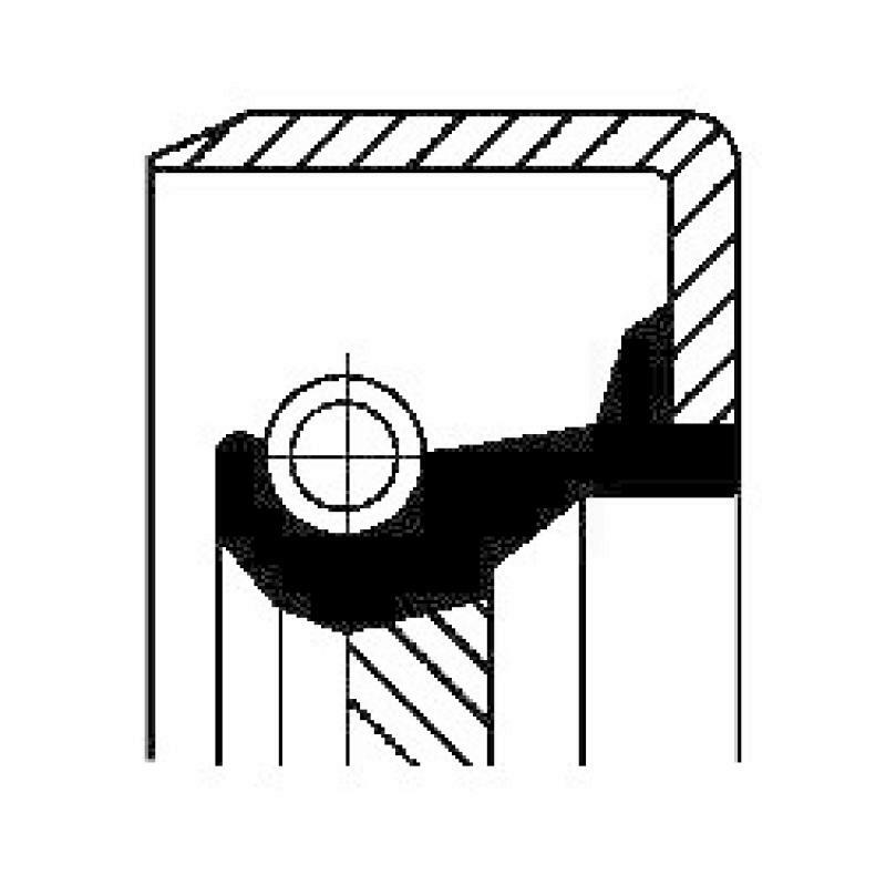 CORTECO Shaft Seal, manual transmission
