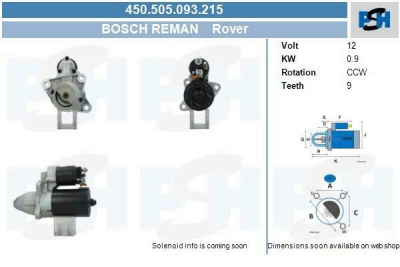 BV PSH Starter 450505093215