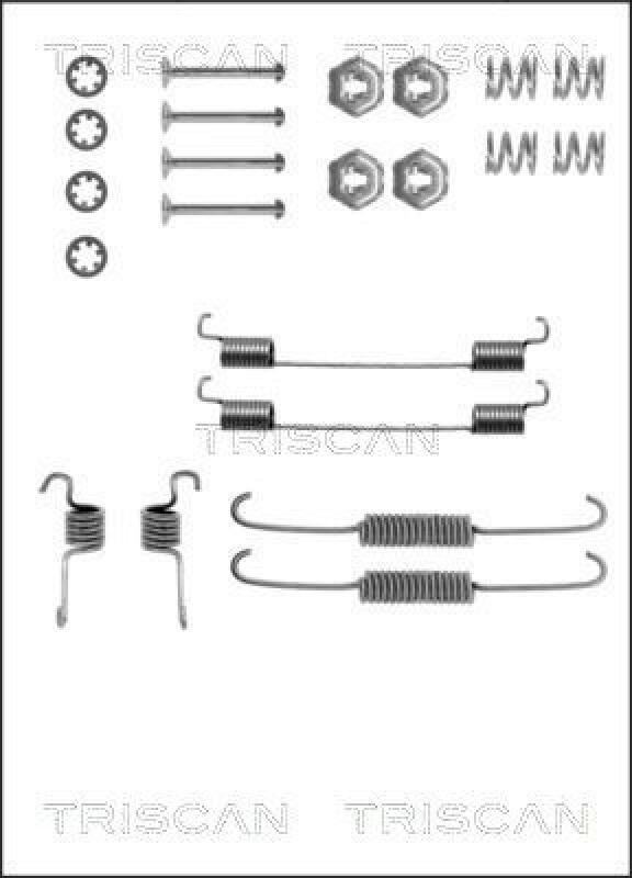TRISCAN Accessory Kit, brake shoes