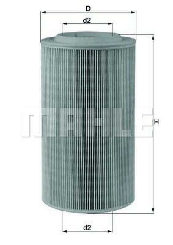 MAHLE ORIGINAL Luftfilter LX 2059