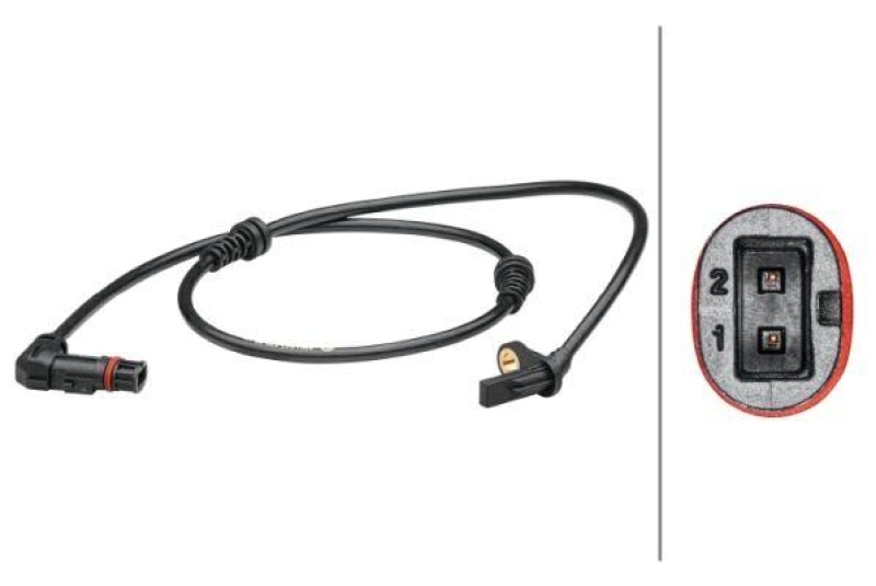 HELLA Sensor, Raddrehzahl 6PU 012 679-361