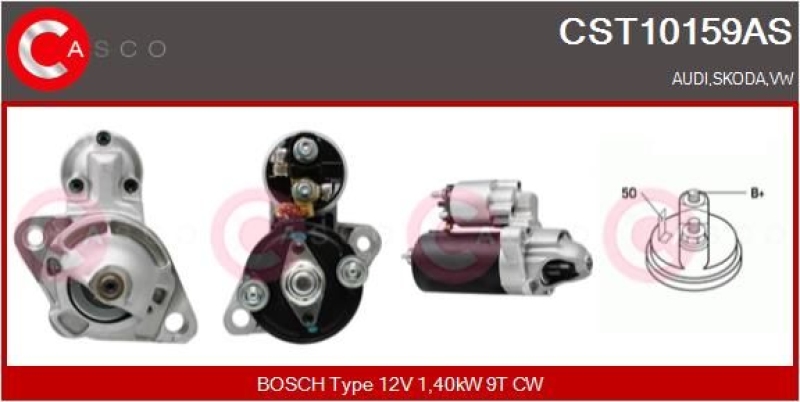 CASCO Starter Brand New HQ