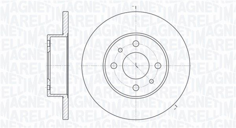 MAGNETI MARELLI Bremsscheibe