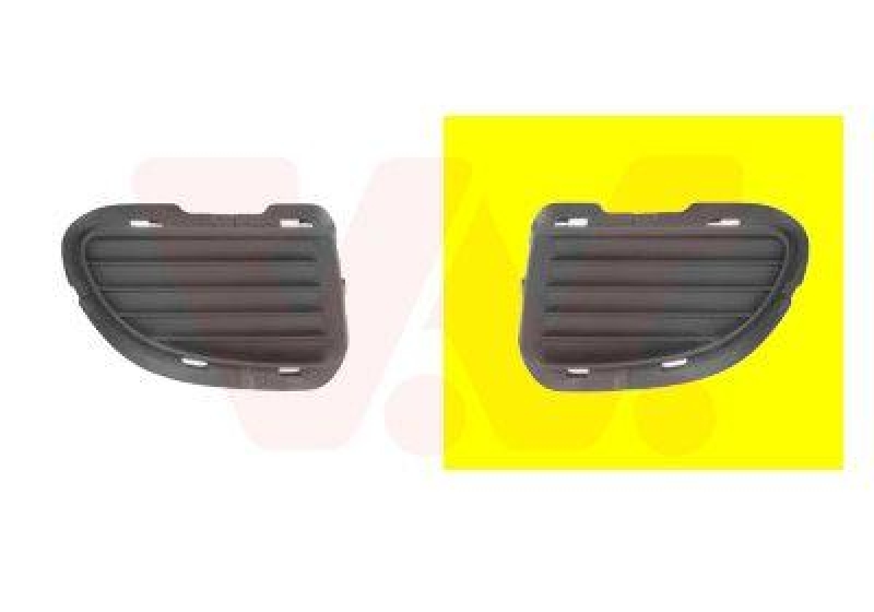 VAN WEZEL Ventilation Grille, bumper ** Equipart **