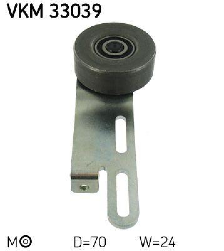 SKF Tensioner Pulley, V-ribbed belt