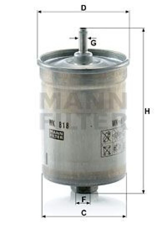 MANN-FILTER Kraftstofffilter