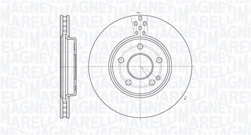 MAGNETI MARELLI Bremsscheibe