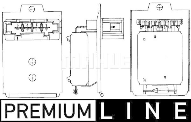 MAHLE Widerstand, Innenraumgebläse BEHR *** PREMIUM LINE ***