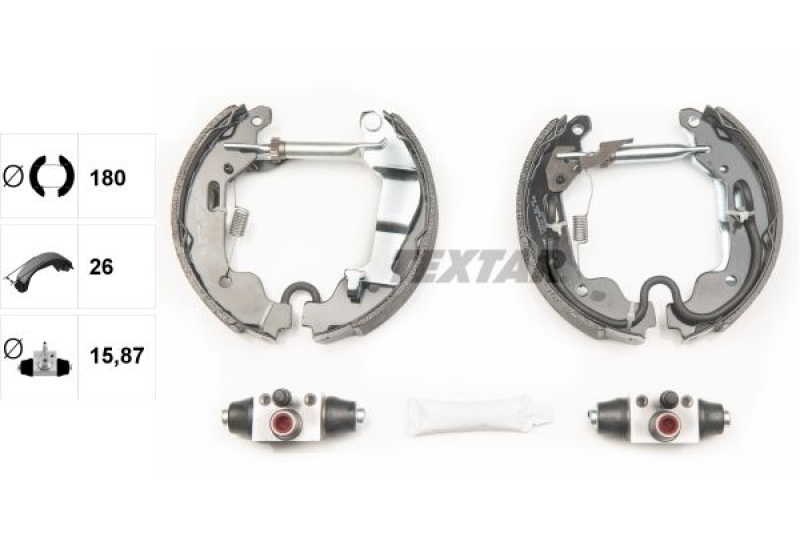 TEXTAR Bremsbackensatz Shoe Kit Pro 84058000