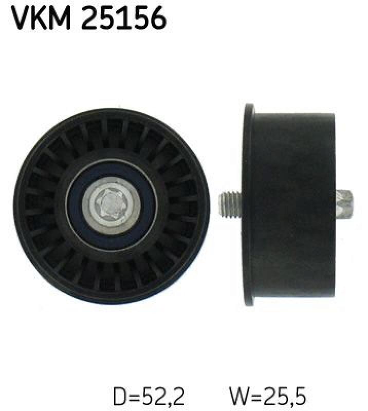 SKF Umlenk-/Führungsrolle, Zahnriemen