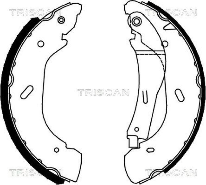 TRISCAN Bremsbackensatz 8100 16005