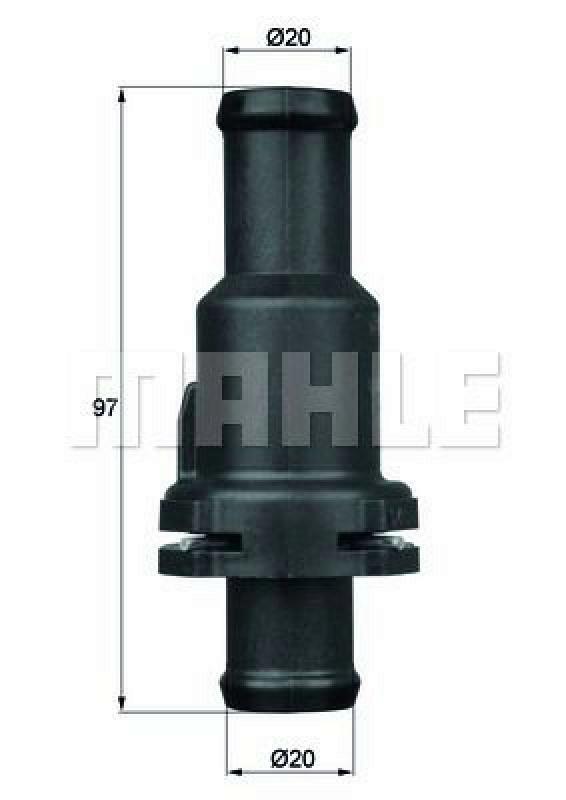 MAHLE Thermostat, coolant