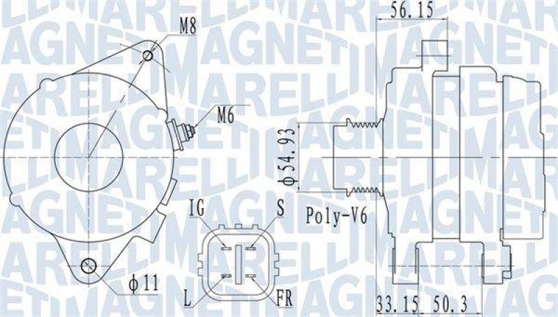 MAGNETI MARELLI Generator 63732027010