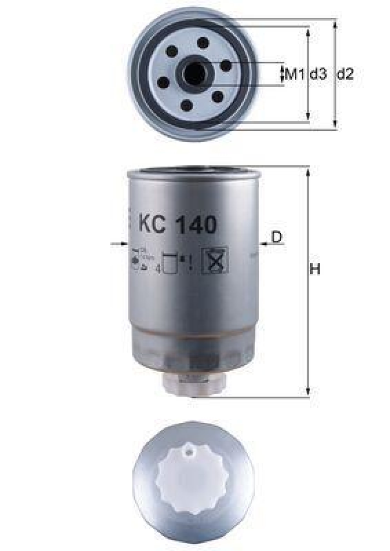 KNECHT Fuel Filter