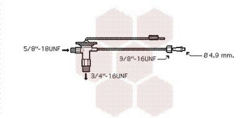 VAN WEZEL Expansion Valve, air conditioning