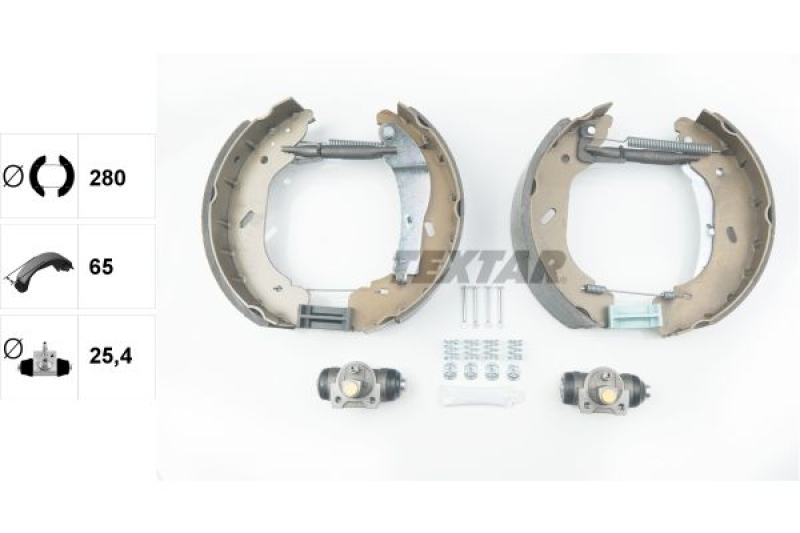 TEXTAR Brake Shoe Set Shoe Kit Pro