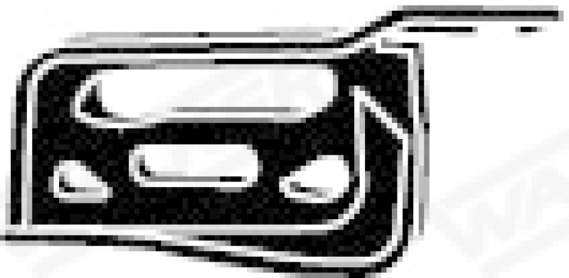 WALKER Rubber Strip, exhaust system