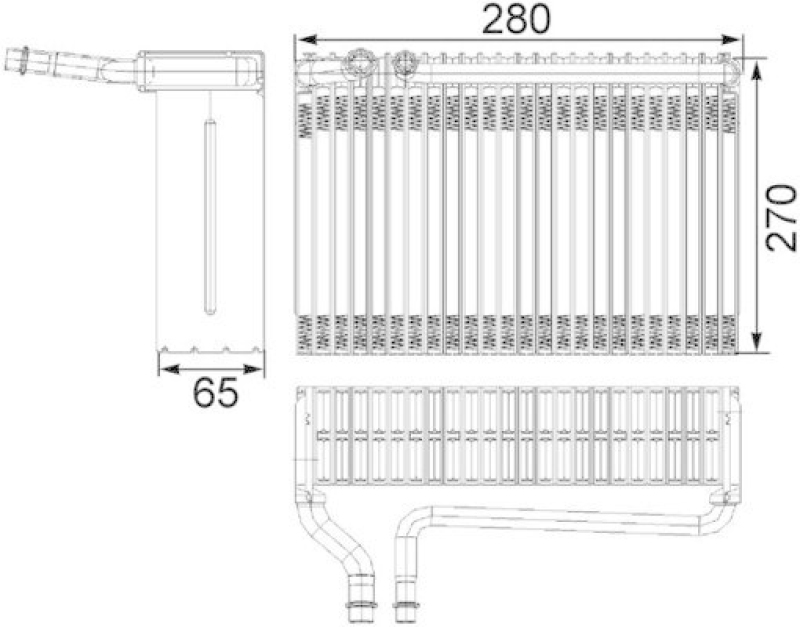 MAHLE Verdampfer, Klimaanlage BEHR