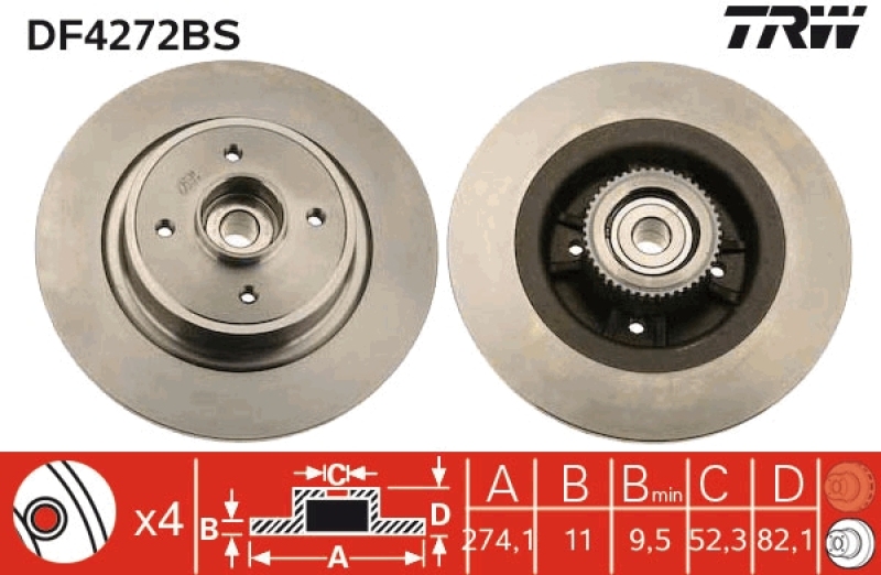 TRW BREMSSCHEIBEN + TRW BREMSBELÄGE