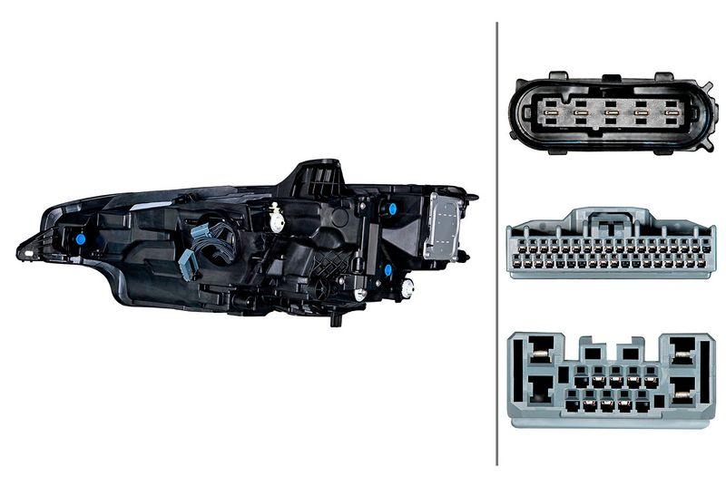 1x Hella Hauptscheinwerfer LED Rechts passend für Volvo V60 2 D4 D3 T5 T6 T8
