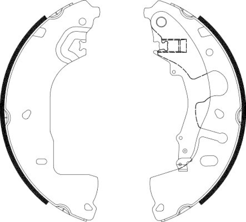 TEXTAR Bremsbackensatz