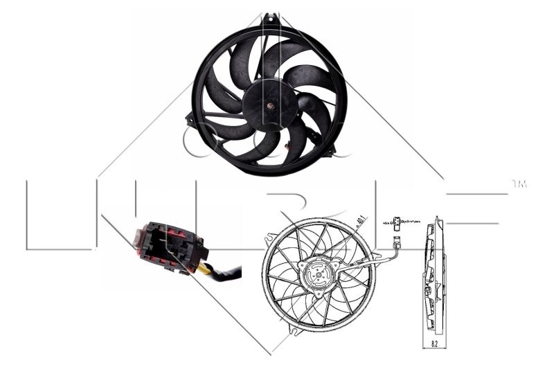 NRF Fan, engine cooling